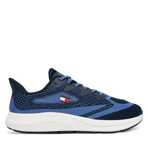 Tommy Jeans Tenisice Tommy Jeans Runner Knitted EM0EM01713 Plava