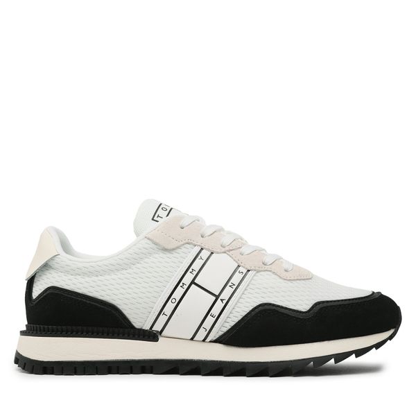Tommy Jeans Tenisice Tommy Jeans Runner Mix Material EM0EM01167 Crna
