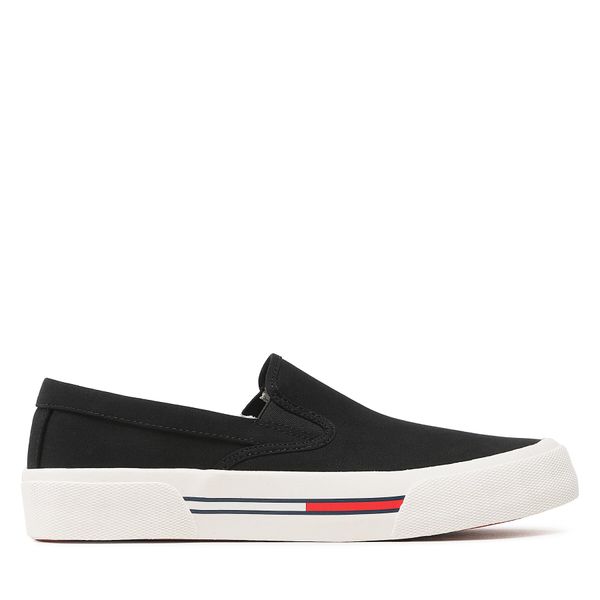 Tommy Jeans Tenisice Tommy Jeans Slip On Canvas Color EM0EM01156 Black BDS