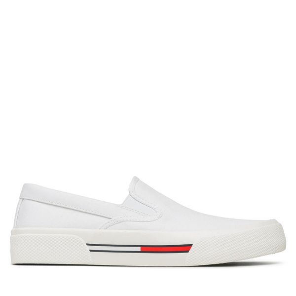 Tommy Jeans Tenisice Tommy Jeans Slip On Canvas Color EM0EM01156 White YBR