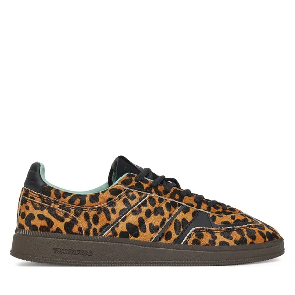 Tommy Jeans Tenisice Tommy Jeans The Greenwich Edge Leopard EN0EN02904 Smeđa