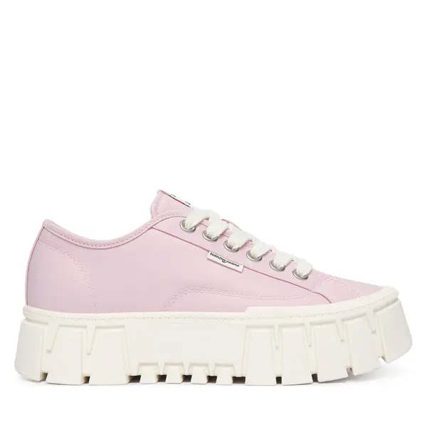 Tommy Jeans Tenisice Tommy Jeans Tj Platform Sneaker EN0EN03098 Svijetlo roza