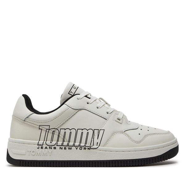 Tommy Jeans Tenisice Tommy Jeans Tjm Basket Logo EM0EM01257 Ecru YBL