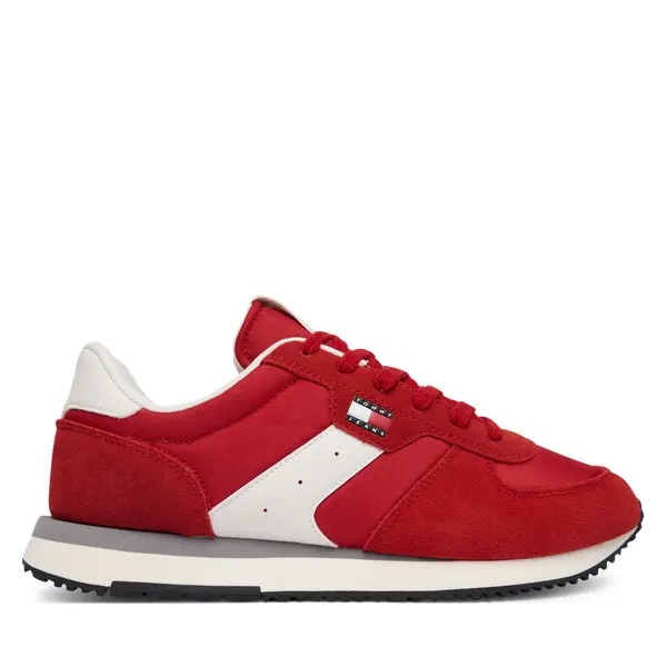 Tommy Jeans Tenisice Tommy Jeans Tjm Eva Runner Mix Material EM0EM01737 Crvena
