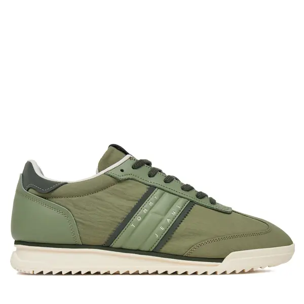 Tommy Jeans Tenisice Tommy Jeans Tjm Runner Cleated Mix Mat. EM0EM01598 Zelena