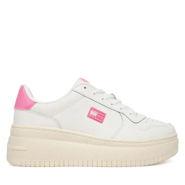 Tommy Jeans Tenisice Tommy Jeans Tjw Basket Flatform EN0EN02981 Bijela