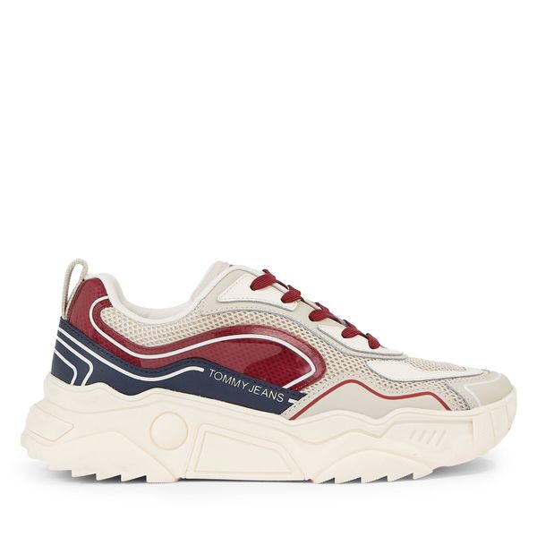Tommy Jeans Tenisice Tommy Jeans Tjw Chunky Runner Monocolor Lc EN0EN02263 Crvena