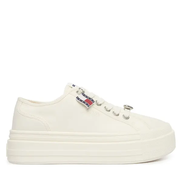 Tommy Jeans Tenisice Tommy Jeans Tjw Flatform Sneaker Charms EN0EN02959 Bijela