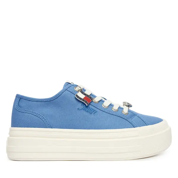 Tommy Jeans Tenisice Tommy Jeans Tjw Flatform Sneaker Charms EN0EN02959 Plava