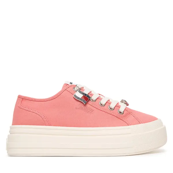 Tommy Jeans Tenisice Tommy Jeans Tjw Flatform Sneaker Charms EN0EN02959 Ružičasta