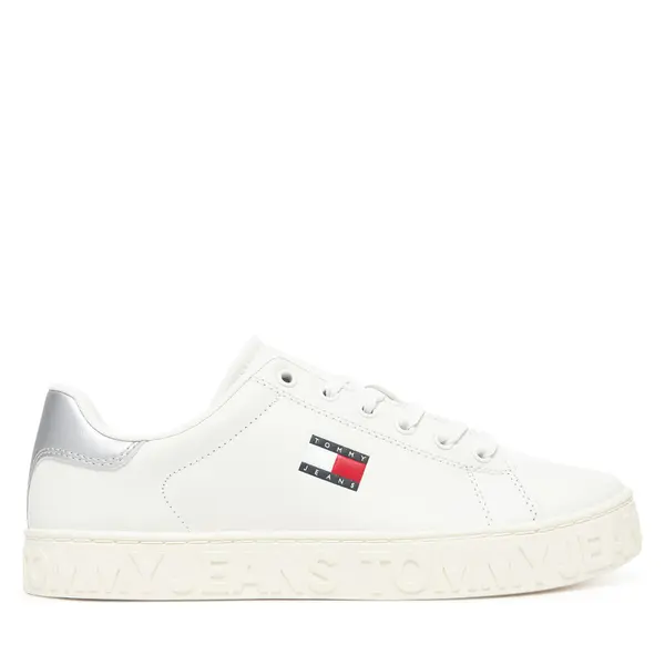 Tommy Jeans Tenisice Tommy Jeans Tjw Logo Outsole Sneaker Ess EN0EN02703 Écru