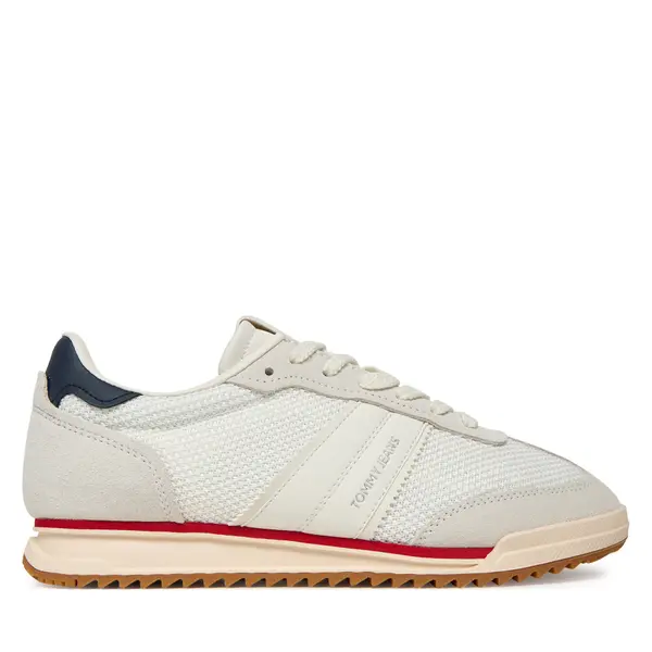 Tommy Jeans Tenisice Tommy Jeans Tjw Low Profile Runner EN0EN02862 Écru