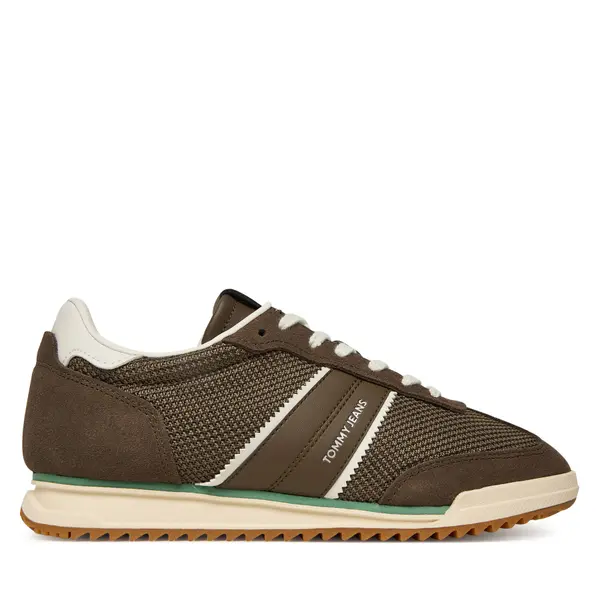 Tommy Jeans Tenisice Tommy Jeans Tjw Low Profile Runner EN0EN02862 Smeđa