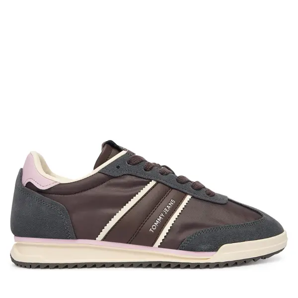 Tommy Jeans Tenisice Tommy Jeans Tjw Low Profile Runner EN0EN02927 Smeđa