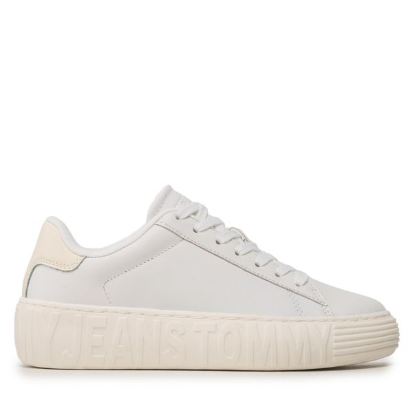 Tommy Jeans Tenisice Tommy Jeans Tjw New Cupsole Leather Lc EN0EN02212 Ecru YBL