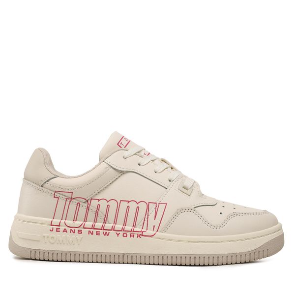 Tommy Jeans Tenisice Tommy Jeans Tjw Retro Basket Branding Lc EN0EN02264 Ivory YBI