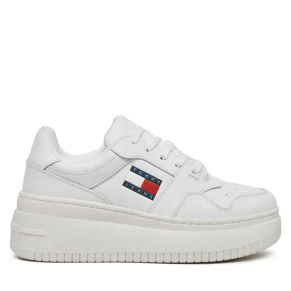 Tommy Jeans Tenisice Tommy Jeans Tjw Retro Basket Flatform Ess EN0EN02506 Bijela