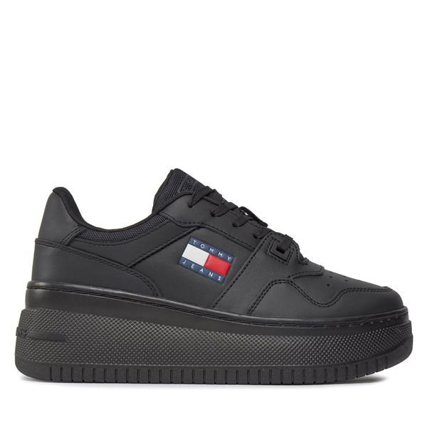 Tommy Jeans Tenisice Tommy Jeans Tjw Retro Basket Flatform Ess EN0EN02506 Triple Black BDS