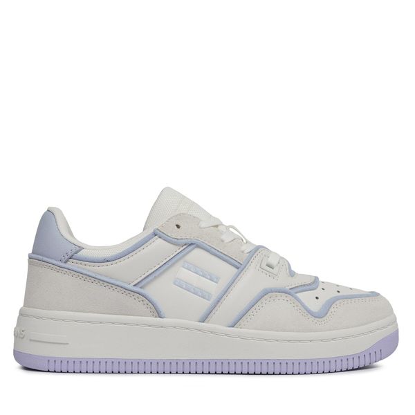 Tommy Jeans Tenisice Tommy Jeans Tjw Retro Basket Foam Edge EN0EN02420 Ecru / Breezy Blue YBL