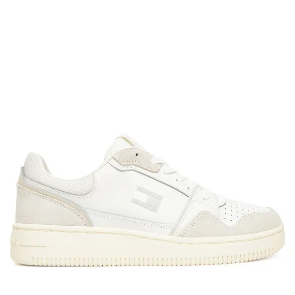Tommy Jeans Tenisice Tommy Jeans Tjw Retro Basket Sneaker EN0EN02818 Écru