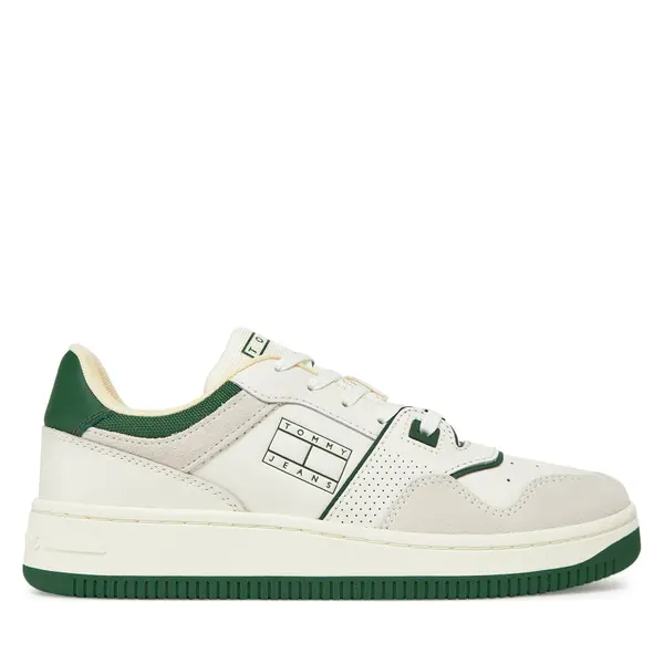 Tommy Jeans Tenisice Tommy Jeans Tjw Retro Basket Washed Suede EN0EN02773 Bijela