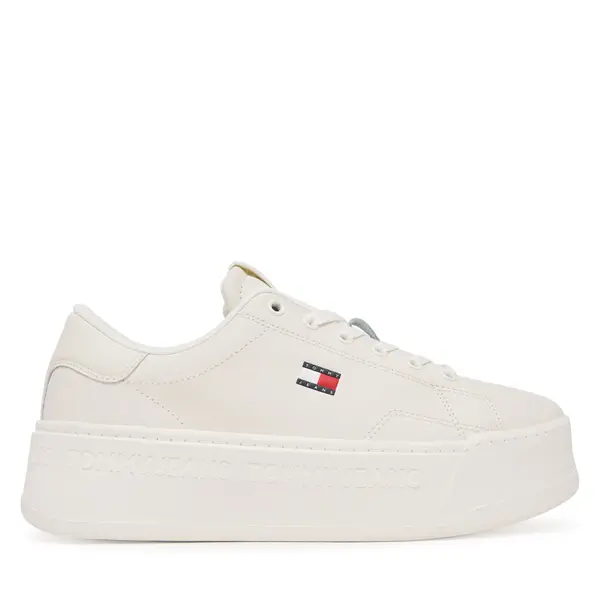 Tommy Jeans Tenisice Tommy Jeans Tjw Script Cupsole Flatform EN0EN02961 Bijela
