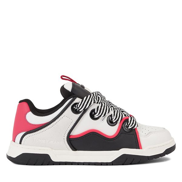 Tommy Jeans Tenisice Tommy Jeans Tjw Skate Sneaker Oversize Lace EN0EN02279 Ecru / Black / Gypsy Rose YBL