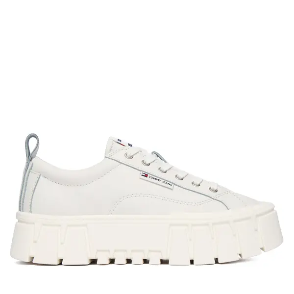 Tommy Jeans Tenisice Tommy Jeans Tjw Vulc Flatform Leather EN0EN03008 Bijela