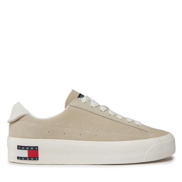 Tommy Jeans Tenisice Tommy Jeans Tjw Vulc Flatform Suede Sneaker EN0EN02519 Bleached Stone AEV