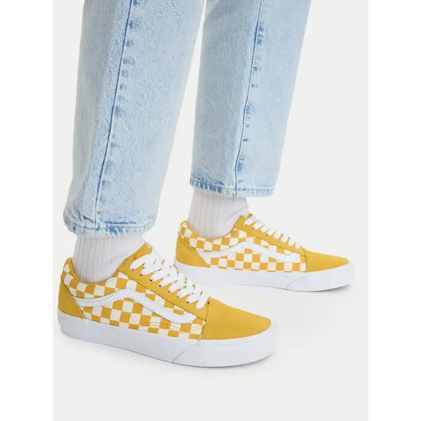 Vans Tenisice Vans Old Skool Checkerboard VN000DB3ZX71 Žuta