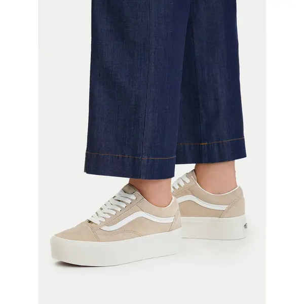 Vans Tenisice Vans Old Skool Platform VN0009PZ4MG1 Bež