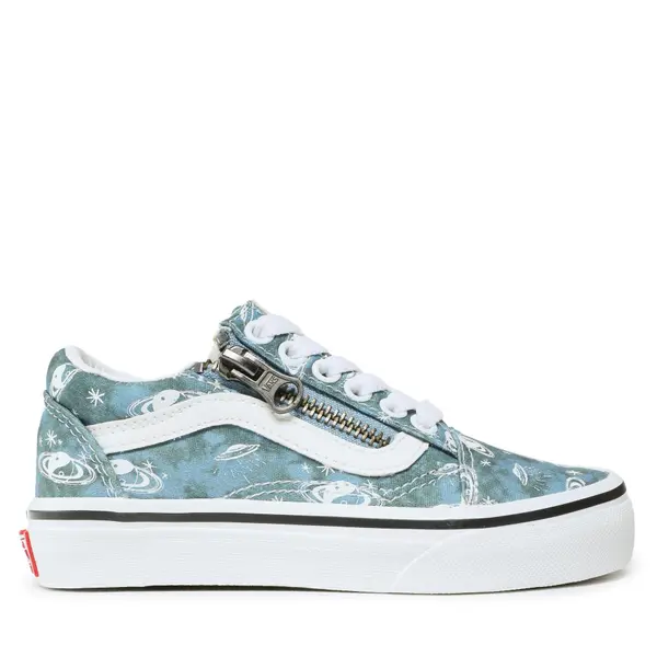 Vans Tenisice Vans Old Skool Zip VN0A2XSM4481 Svijetlo plava