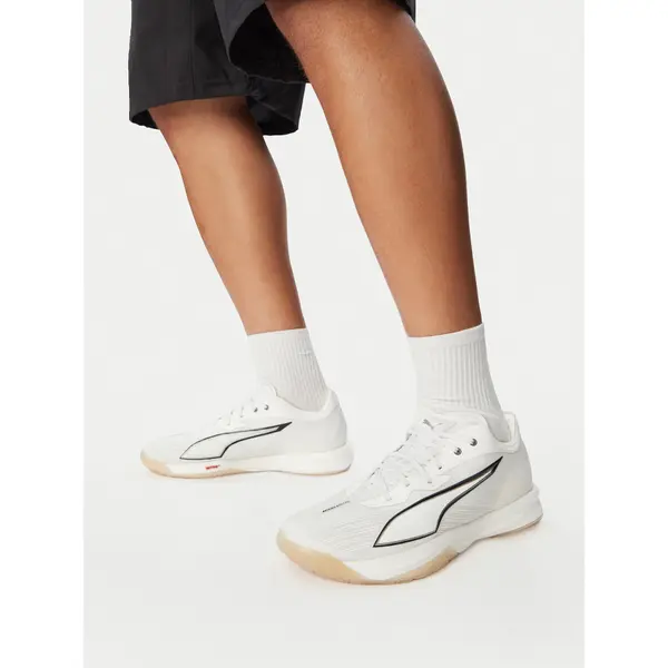 Puma Tenisice za dvoranski nogomet Puma Accelerate Nitro SQD 5 109016 02 Bijela