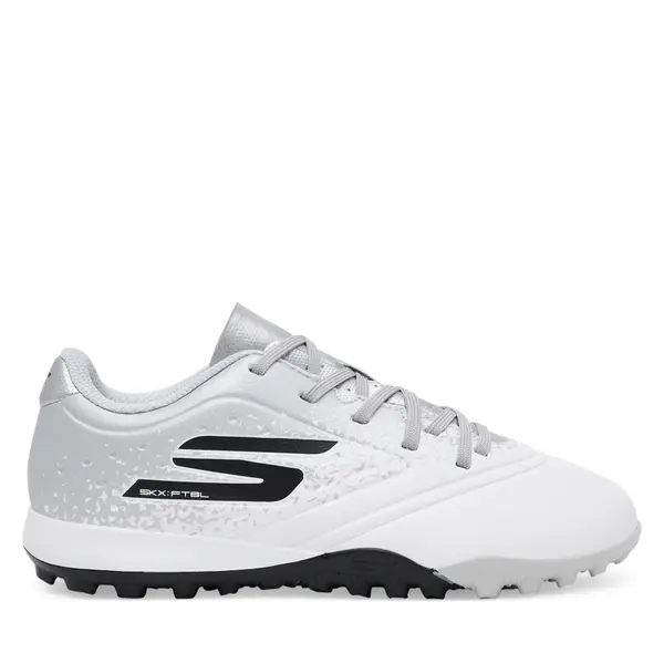 Skechers Tenisice za nogomet Skechers Razor 1.5 Jr Youth Tf 252061L/WSL Bijela