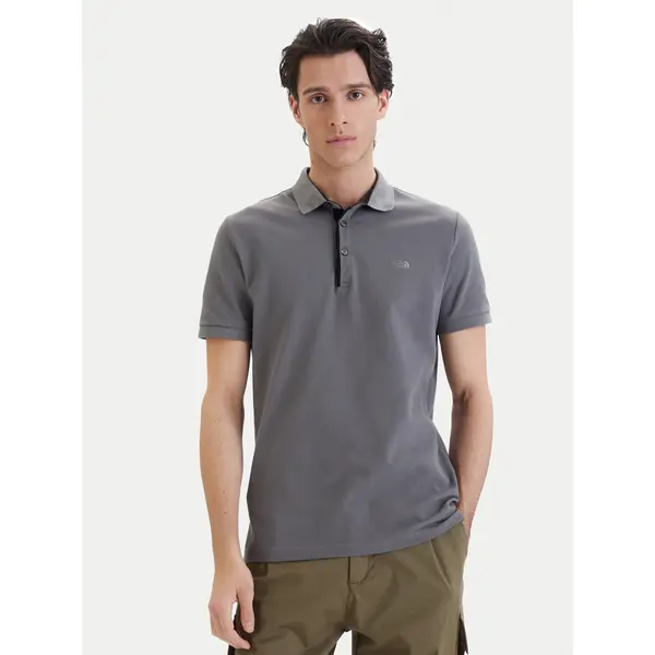 The North Face The North Face Polo PREMIUM SLIM Siva Slim Fit