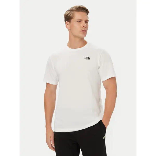 The North Face The North Face T-shirt Evolution Simple Dome NF0A8CZ2 Bijela Regular Fit