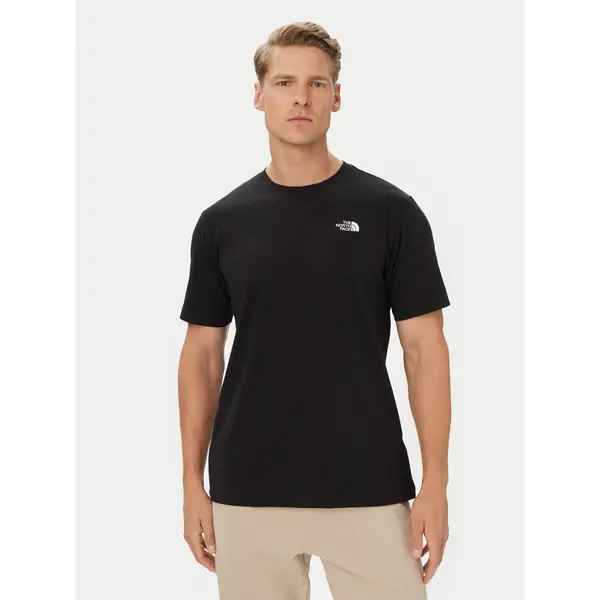 The North Face The North Face T-shirt Evolution Simple Dome NF0A8CZ2 Crna Regular Fit