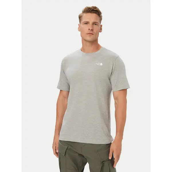 The North Face The North Face T-shirt Evolution Simple Dome NF0A8CZ2 Siva Regular Fit