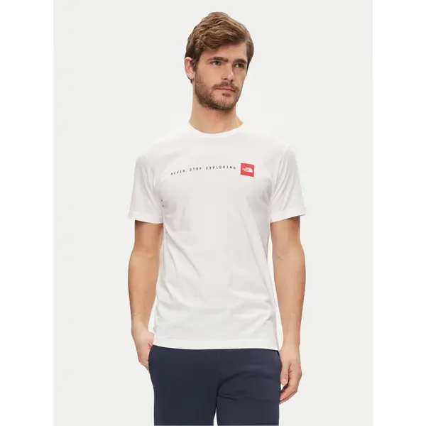 The North Face The North Face T-shirt Never Stop NF0A87NS Bijela Regular Fit
