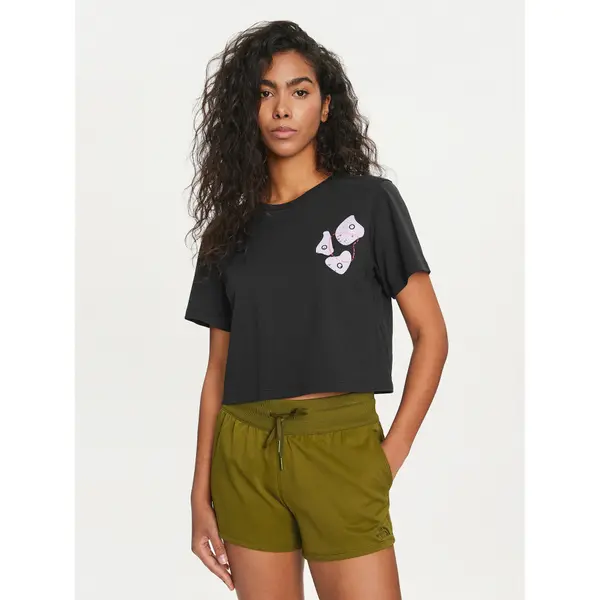 The North Face The North Face T-shirt NF0A87FJ Crna Regular Fit