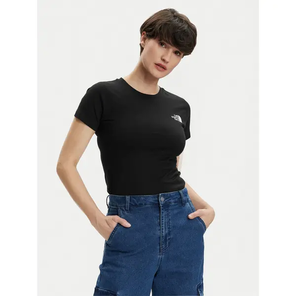 The North Face The North Face T-shirt Redbox NF0A87NM Crna Regular Fit