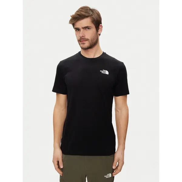 The North Face The North Face T-shirt Redbox NF0A87NV Crna Regular Fit