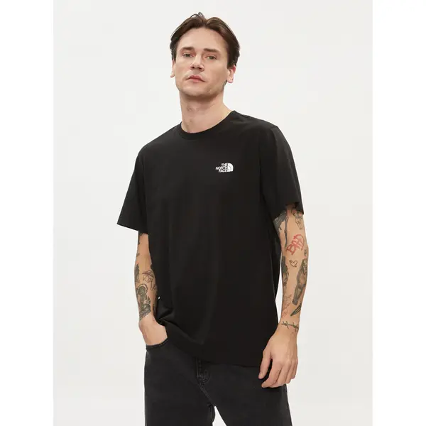 The North Face The North Face T-shirt Simple Dome NF0A87NG Crna Regular Fit