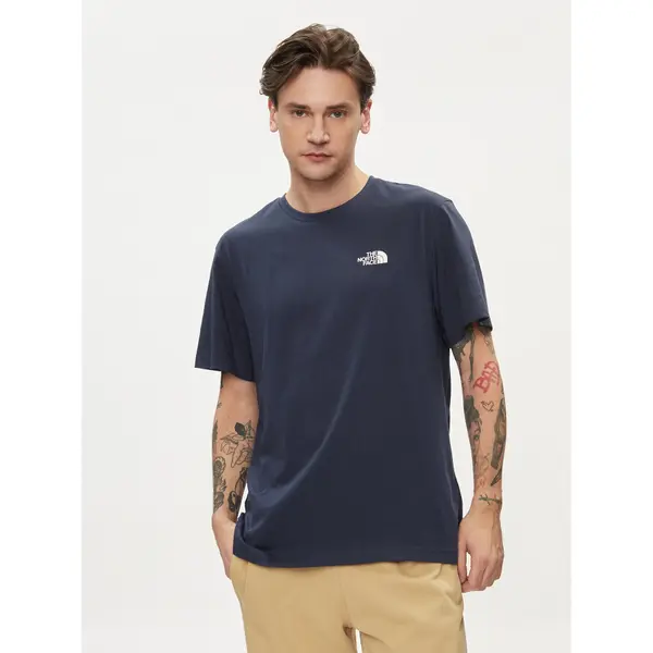 The North Face The North Face T-shirt Simple Dome NF0A87NG Tamnoplava Regular Fit