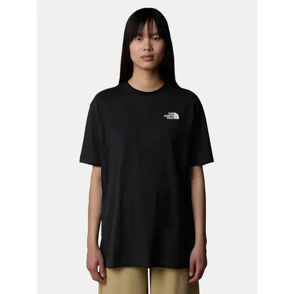 The North Face The North Face T-shirt Simple Dome NF0A87NQ Crna Oversize