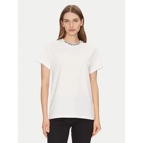 The North Face The North Face T-shirt Zumu NF0A87DJ Bijela Relaxed Fit