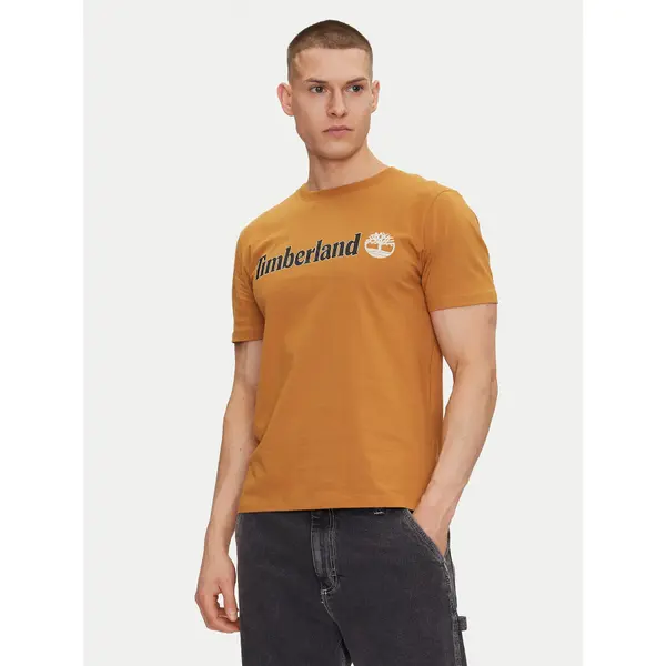 Timberland Timberland T-shirt TB0A5UPQ Bež Regular Fit