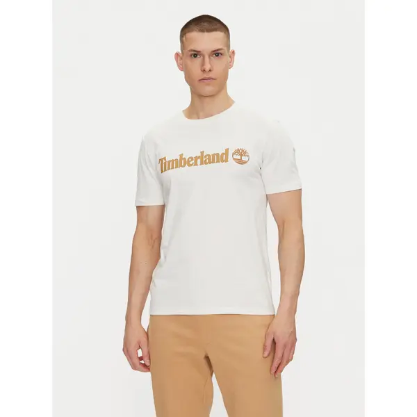 Timberland Timberland T-shirt TB0A5UPQ Écru Regular Fit