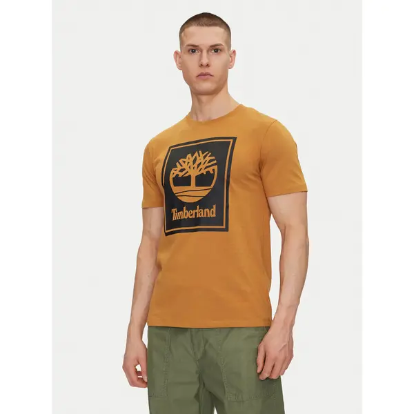 Timberland Timberland T-shirt TB0A5WQQ Bež Regular Fit