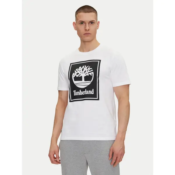 Timberland Timberland T-shirt TB0A5WQQ Bijela Regular Fit